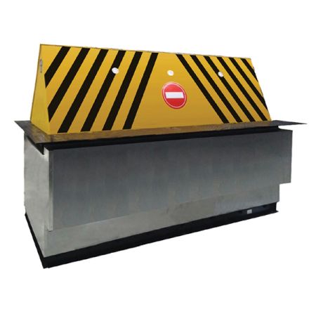 Блокиратор дорожный гидравлический RRB 900 (RRB-35F90-2p) усиленный K8, с двумя гидроцилиндрами, длина 3500 мм