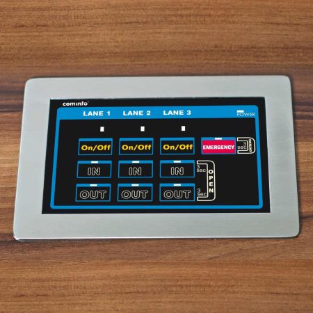 Панель управления доступом Cominfo Touch Panel/Desk 3L+E, врезная