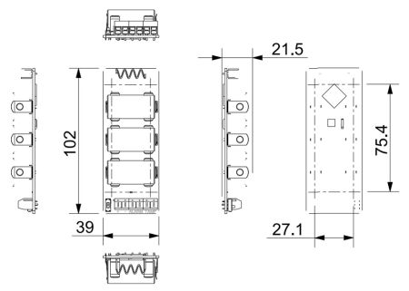 Беспроводной модуль дополнительных входов Dahua DHI-ARM320-W2(868)