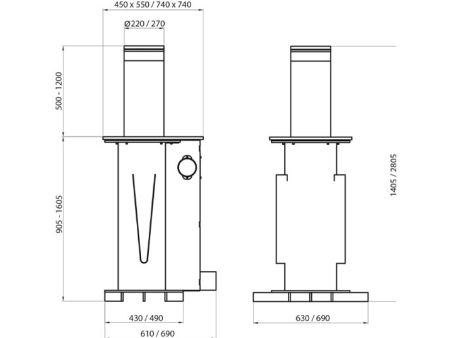Блокиратор автоматический выдвижной Came TBD 220H500, 3 болларда Блокиратор автоматический выдвижной Came TBD 220H500, 3 болларда