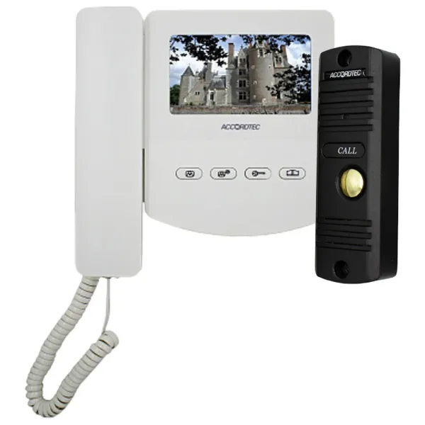 Комплект домофонии AccordTec AT-home4 WH-BL