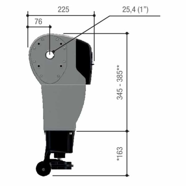 Привод осевой 380 В Came C-BXET с энкодером, промышленный