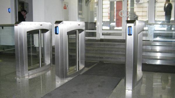 Боковой модуль распашного турникета Gotschlich Selection DF (550 мм, высота 1052 мм)