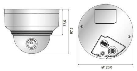 Антивандальная сетевая IP-видеокамера 5Мп Wisenet XNV-8030R (4.6мм) Антивандальная сетевая IP-видеокамера 5Мп Wisenet XNV-8030R (4.6мм)