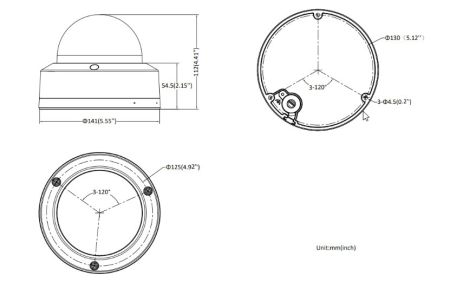 Антивандальная IP-видеокамера 4Мп HikVision DS-2CD2747G2HT-LIZS (2.8-12 мм), черная с AcuSense и интеллектуальной подсветкой до 40м
