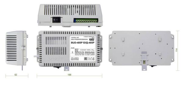 Блок управления домофона Vizit БУД-485Р
