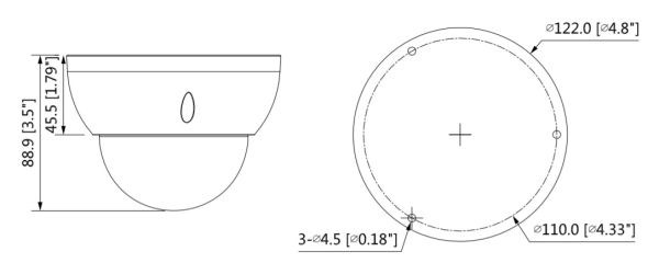 IP-видеокамера уличная 5Мп Dahua DH-IPC-HDBW5541RP-ASE-0280B-S3 с искусственным интеллектом