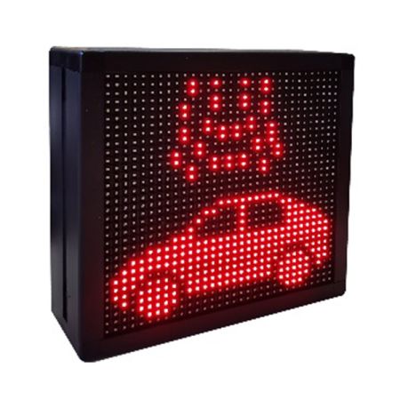 Светофор светодиодный односекционный Инфопаркинг ИС-3/Q6/24/rs-485/Автомойка