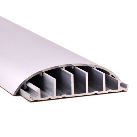 Универсальный алюминиевый порог для пола с кабель-каналом ПО 62, 2,7 м