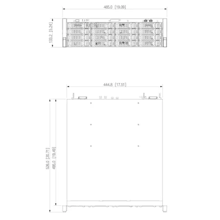 Видеосервер 256-канальный DHI-IVSS7116-4I