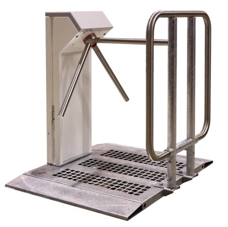 Мобильная платформа Gotschlich для полуростовых турникетов (без ограждения)