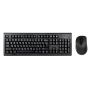 Клавиатура и мышь A4TECH 7100N, USB, беспроводной, черный