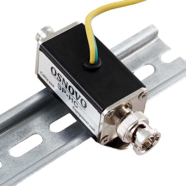 Устройство грозозащиты цепей видео Osnovo SP-HC, одноканальное для коаксиального кабеля