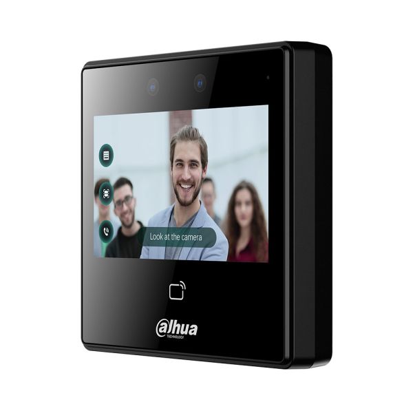 Биометрический терминал доступа AI Dahua DHI-ASI3213A-W с распознаванием лиц и Mifare карт