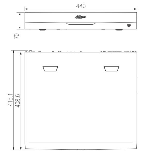 IP-видеорегистратор 32-канальный 1U 4K Dahua DHI-NVR5432-EI с искусственным интеллектом