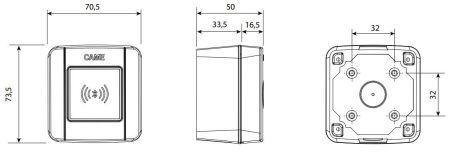 Автономный считыватель Bluetooth Came SELB1SDG1 накладной, для 15 пользователей (806SL-0210)