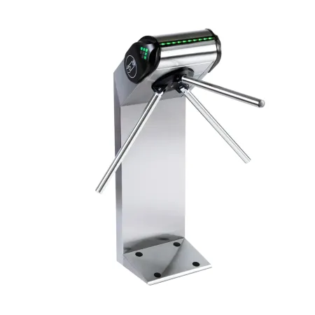 Электронная проходная PERCo KT08.9A из нержавеющей стали, с автоматическими планками Антипаника