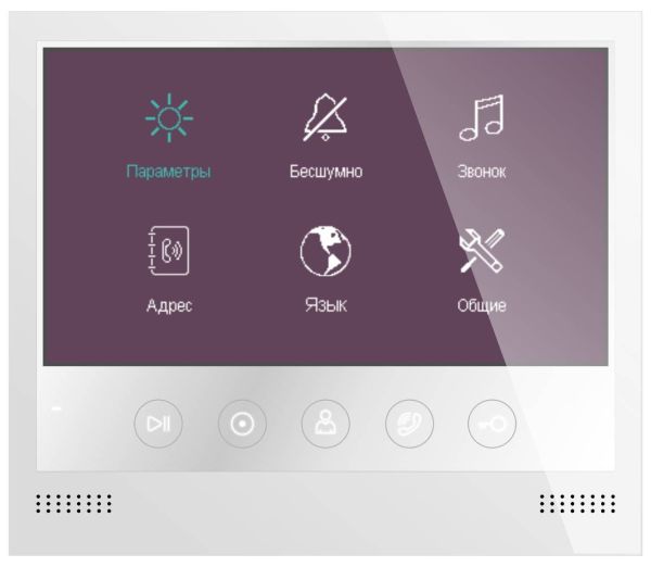 Монитор AHD видеодомофона 7" Tantos Selina HD M с записью на microSD карту