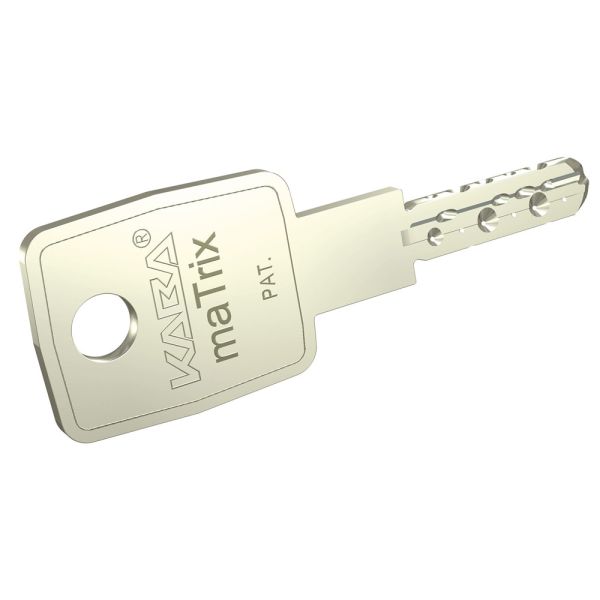 Полуцилиндр dormakaba matrix plus, никель, 3 ключа