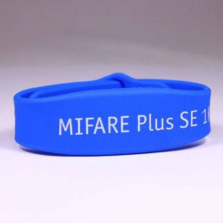Силиконовый RFID-браслет Mifare Plus EV2 2K, UID 4/7 byte (жен./дет.)