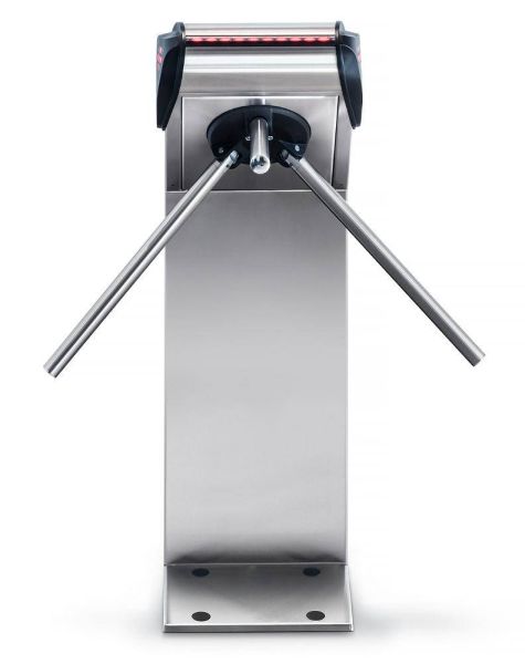 Электронная проходная PERCo-KT08.3A из нержавеющей стали, с автоматическими планками Антипаника