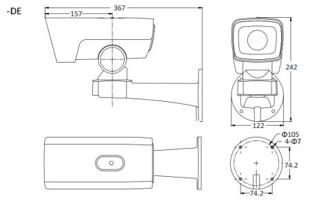 Уличная скоростная поворотная IP-камера PTZ 2Мп HiWatch PTZ-Y3220I-D (4.7-94 мм) c x20 оптическим зумом Уличная скоростная поворотная IP-камера PTZ 2Мп HiWatch PTZ-Y3220I-D (4.7-94 мм) c x20 оптическим зумом