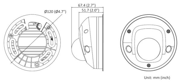 Уличная IP-камера 2Мп HiWatch IPC-D522-G0/SU (2.8 мм) с микрофоном