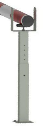 Шлагбаум автоматический Фантом Пром-Гранд-Арктик с обогревателем и круглой стрелой 6 метров