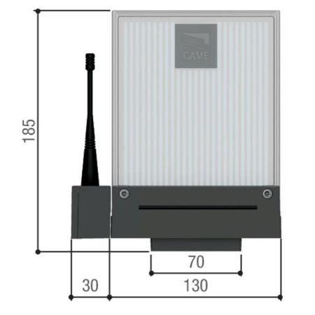 Лампа сигнальная (светодиодная) Came DD-1KA, 230/24 В, свет янтарный