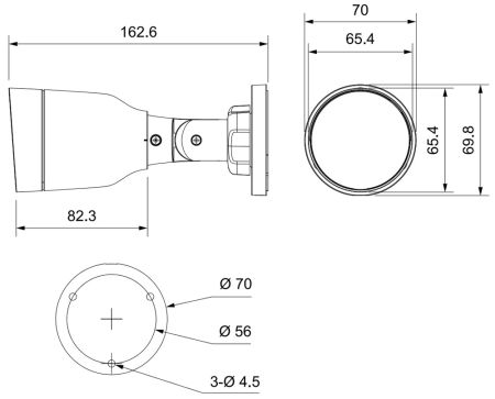 IP-видеокамера уличная 2Мп Dahua DH-IPC-HFW1239S1P-LED-0360B-S5