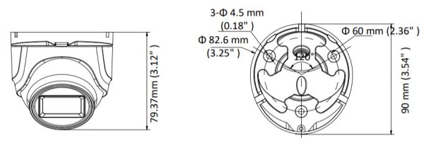 Уличная HD-TVI видеокамера 5 Мп HikVision DS-2CE76H8T-ITMF (3.6 мм)