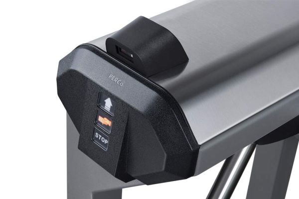 Электронная проходная PERCo-KT02.9Q со сканерами штрих-кода и планками Антипаника