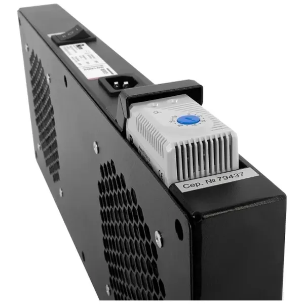 Модуль вентиляторный Rem R-FAN-2T-9005, 230V, 2 вентилятора, 86 дБ, черный