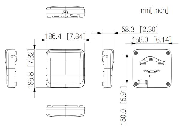 Сетевой контроллер доступа Dahua DHI-ASC3202B на 2 двери (1-сторонний доступ)