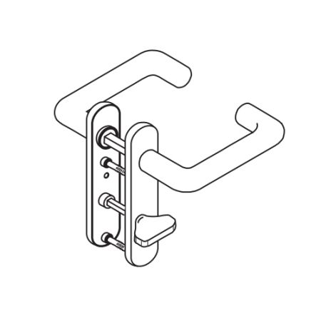 Комплект нажимных ручек dormakaba CORE 8100 / 7051WC