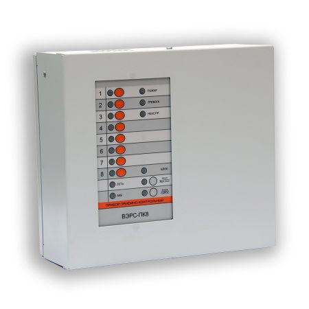 Прибор ВЭРС-ПК 8М версия 3.2 приемно-контрольный охранно-пожарный