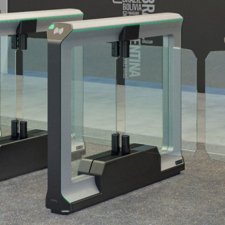 Центральная секция распашного турникета Magnetic mWing FMWI_CL без створок