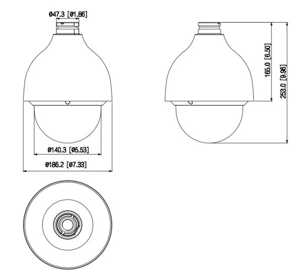 PTZ видеокамера 4Мп Dahua DH-SD50432GB-HNR скоростная сетевая, с оптическим 32x увеличением и ИИ PTZ видеокамера 4Мп Dahua DH-SD50432GB-HNR скоростная сетевая, с оптическим 32x увеличением и ИИ