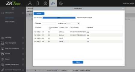 Программное обеспечение видеонаблюдения ZKBio Access IVS Economic (ZKBA-VMS-P32)