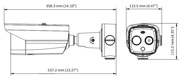Двухспектральная тепловизионная IP-камера HiWatch IPT-B012-G2/S