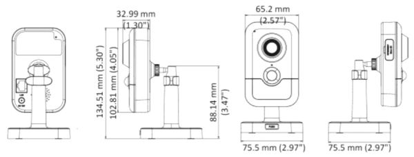 Компактная IP-камера Wi-Fi 4Мп HiWatch IPC-C042-G0/W (2.8 мм) с PIR-датчиком и микрофоном Компактная IP-камера Wi-Fi 4Мп HiWatch IPC-C042-G0/W (2.8 мм) с PIR-датчиком и микрофоном