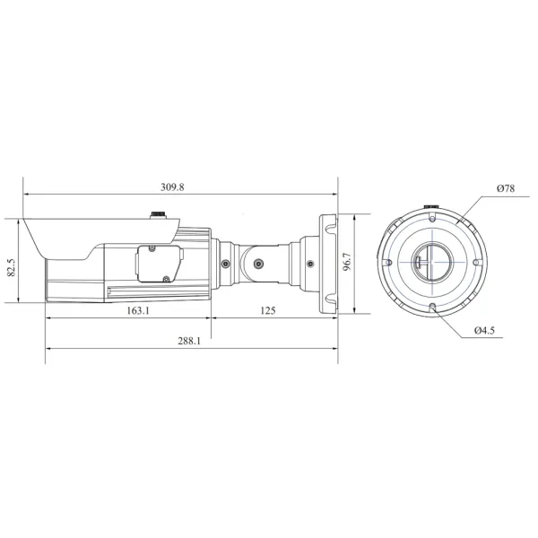 IP-видеокамера 5Мп Rubezh RV-3NCT5359 (2.7-13.5)