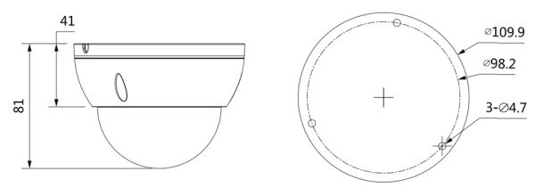IP-видеокамера 4Мп Dahua DH-IPC-HDBW1431EP-0280B-S4 с ИК-подсветкой до 30м