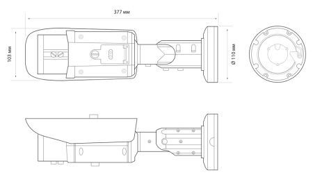 IP-видеокамера 5Мп Evidence Apix-10ZBullet/E5