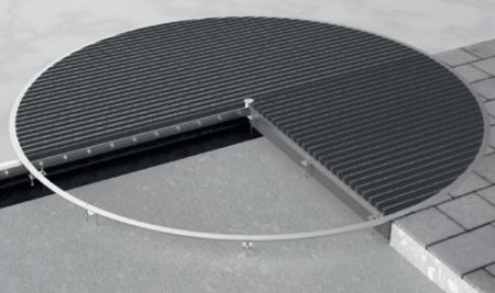 Напольное фундаментное кольцо dormakaba из нержавеющей стали Напольное фундаментное кольцо dormakaba из нержавеющей стали