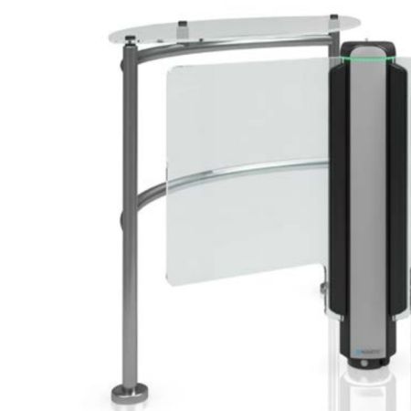 Ограждение с держателем под столик Magnetic GBTF103 для роторных турникетов mTwing, без планки