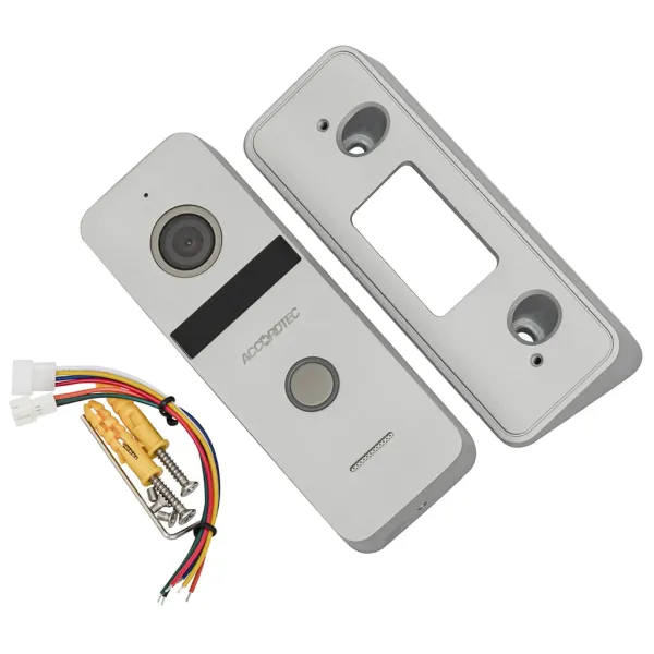 Вызывная панель AccordTec AT-VD A309H SL серебро, с видеокамерой