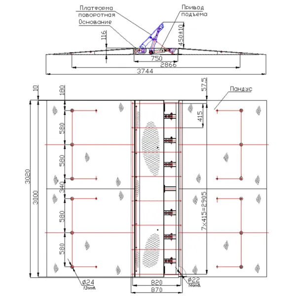 Дорожный блокиратор Silar ПЗП 3000 ГН гидравлический, накладной Дорожный блокиратор Silar ПЗП 3000 ГН гидравлический, накладной