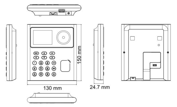 Терминал доступа HikVision DS-K1T320EX с распознаванием лиц и карт EM