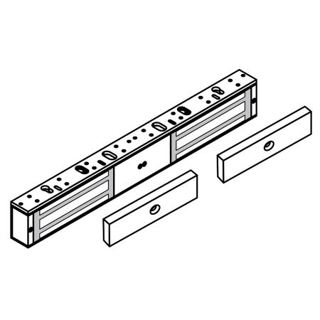Электромагнитный замок dormakaba EM Comfort EMC 1200-2 ALH